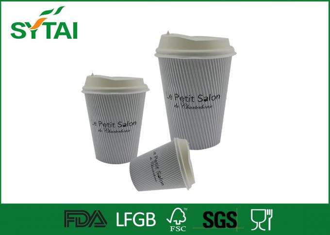 De goede Hitte isoleerde document koffiekoppen met deksels, Golf grote beschikbare koppen 12oz