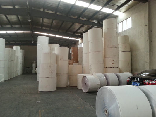 China Bedrukking Wit PE Coated Gedrukt papierrol voor het instellen van Paper Cups leverancier