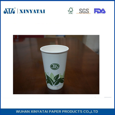 China Eco-vriendelijke recyclebaar papier Cups 16oz dubbele wand papier koffie Cups voor warme dranken leverancier