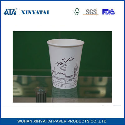 China Recycleerbaar geïsoleerde aangepaste papier koffie Cups, gerecycleerd wegwerp thee kopjes 9oz leverancier