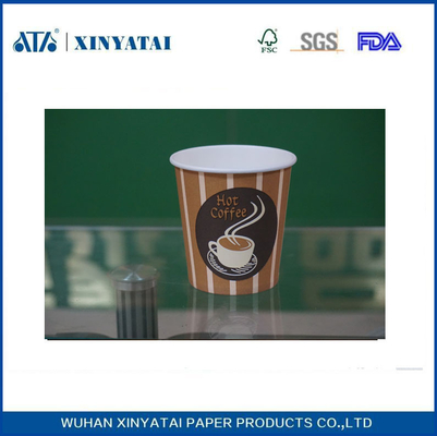 China Aangepaste Disposable Warme Drank Paper Cups / Geïsoleerde recyclebaar enkele Wall Paper Cup leverancier