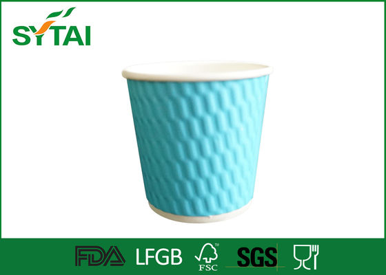 China 4oz 8oz 12oz kleurrijke aangepaste Flexo papier afgedrukt rimpel Paper Cups, geïsoleerd koffie Cups leverancier