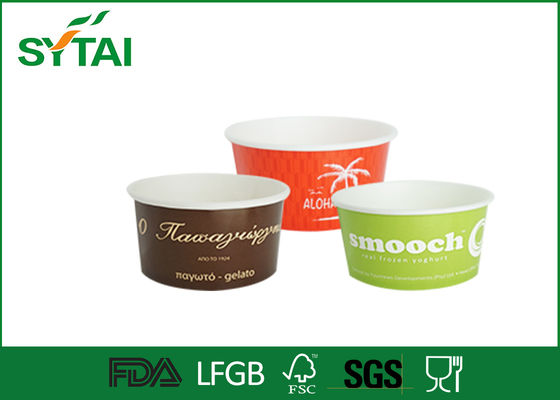 China 20oz Double PE Coating Paper Ice Cream Cups / Frozen Yoghurt Paper Cup Milieuvriendelijk leverancier