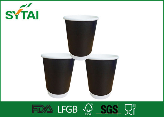 China 18oz aangepaste afgedrukt adiabatische dubbele wand papier Cups voor thee / Fruit SAP verpakking leverancier