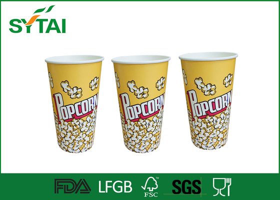 China Gepersonaliseerde recyclebaar Food Packaging Custom Popcorn Bucket, Kleine Popcorn Boxes leverancier