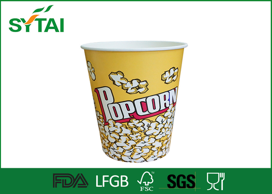 China Wegwerp papier popcorn bakken / Biologisch afbreekbare Paper Popcorn Cups Multi Color leverancier