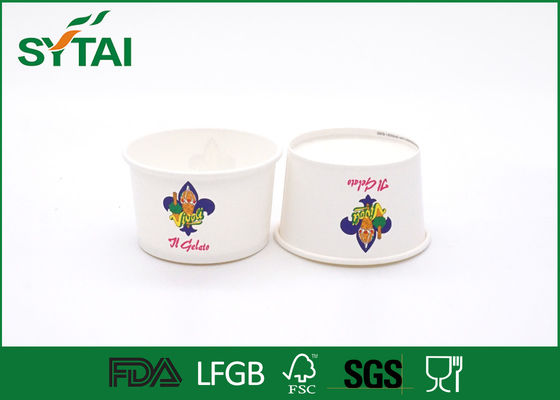 China 6 oz rangschikken 240 ml Beschikbare Eco - de vriendschappelijke Ondoordringbare Koppen van het Witboekroomijs leverancier