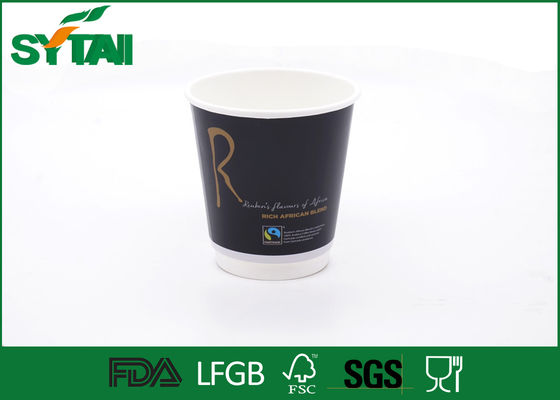 China Het Document van de gezondheids het Dubbele Muur Wegwerpproduct van Koppen/Koffie Koppen met Deksels, SGS FDA Norm leverancier