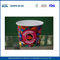 9oz logo Double PE Disposable Paper Ice Cream Cups / Yoghurt Cups met Deksels leverancier