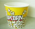 Vetvrij en waterbestendig papier Popcorn Containers 64oz Popcorn Bucket leverancier
