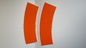 Oranje logo Customized Paper Cup Fan / papier Blanco / Document Blad voor Paper Cups leverancier