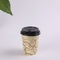 Kleine 7,5 oz Black Deksel Single Wall Paper Cups, Disposable koffiekopjes met Deksels leverancier