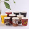 Rood / Zwart / Geel maat Composteerbare Paper Cups, Ripple Wall Paper Cups Groothandel leverancier