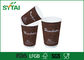 Drievoudige de Koffiekoppen van het de Laag Pakpapier van kraftpapier/Rekupereerbare Beschikbare Koppen leverancier