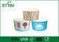 20oz Double PE Coating Paper Ice Cream Cups / Frozen Yoghurt Paper Cup Milieuvriendelijk leverancier