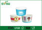 10oz 12oz 16oz Pape Disposable Ice Cream Cups, Aangepaste recyclebaar Frozen Yoghurt Cup leverancier