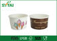 Custom Logo Disposable Paper Ice Cream Cups voor yoghurt of melk 16oz Rood Wit Multi Color leverancier