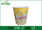 Wegwerp papier popcorn bakken / Biologisch afbreekbare Paper Popcorn Cups Multi Color leverancier