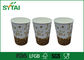 Aangepaste Beschikbare Rimpelingsdocument Koppen zonder Deksels/golfdocument koppen voor Koffie leverancier