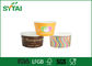 20oz enige/Dubbele Pe Met een laag bedekte roomijsdocument containers voor Koud Voedsel leverancier