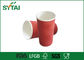 Rode Rimpelingsdocument Koppen, het drinken document koffiekoppen met dubbele muren leverancier