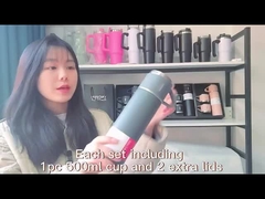 thermo reismok met 2 bekers