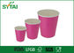Roze Waterdichte Beschikbare Espressokoppen met Deksels, In reliëf gemaakt Golfembleem leverancier